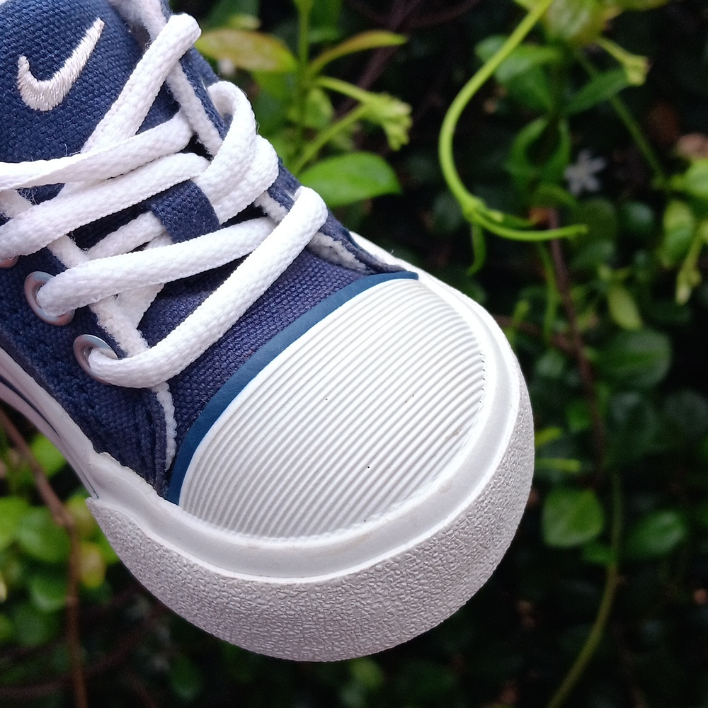 Rare Vintage 90s Nike Baby Hermosa Canvas Size 2C #850154-411 Shoes - Picture 16 of 17